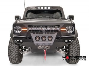 Ford Bronco Front Bumper - Fab Fours - Grumper Ford Bronco Front Bumper - Fab Fours - Grumper